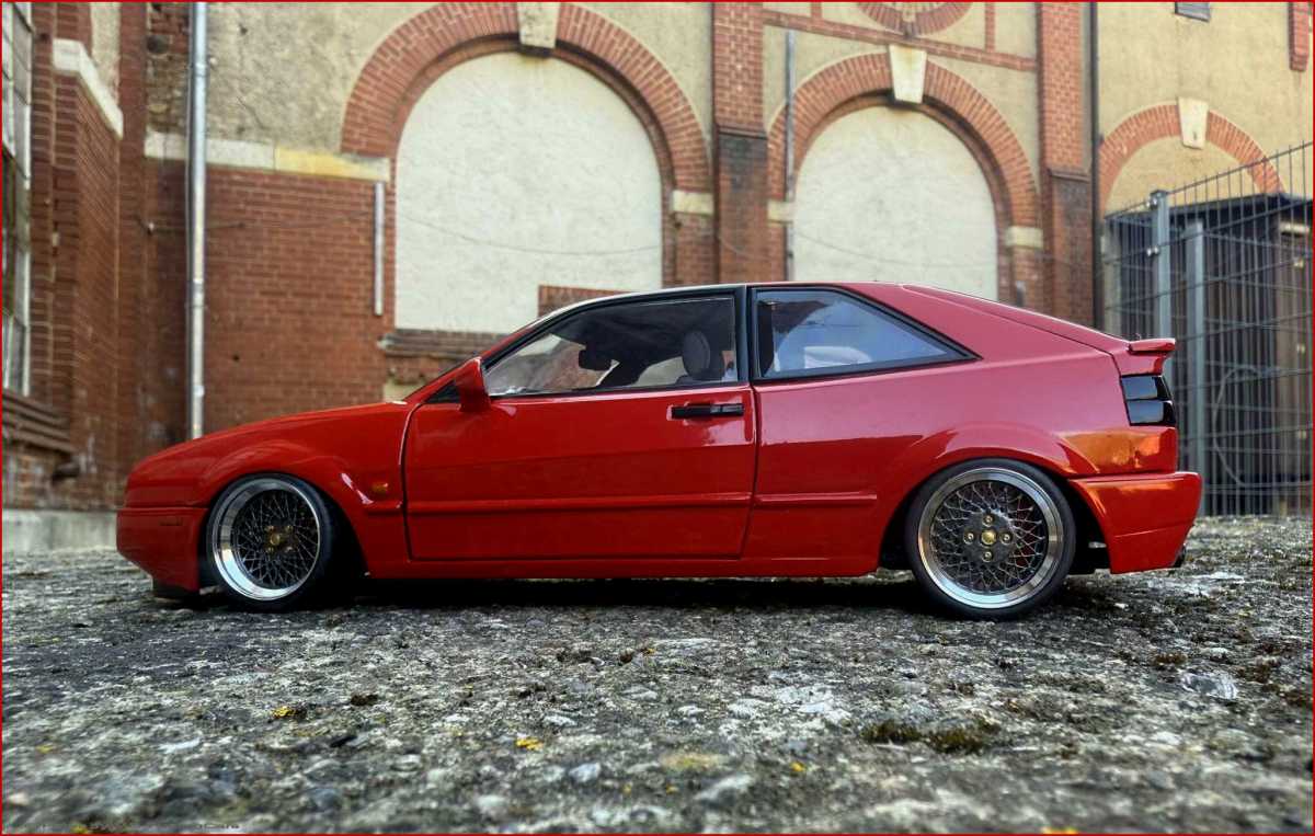 1:18 VW Corrado VR6 "Tornado RED Edition" + Alufelgen inkl. OVP